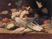 KESSEL, Jan van Still-life with Vegetables s oil painting reproduction